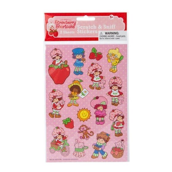 Strawberry Shortcake Scratch & Sniff Stickers, 2 Sheets - Picture 1 of 3